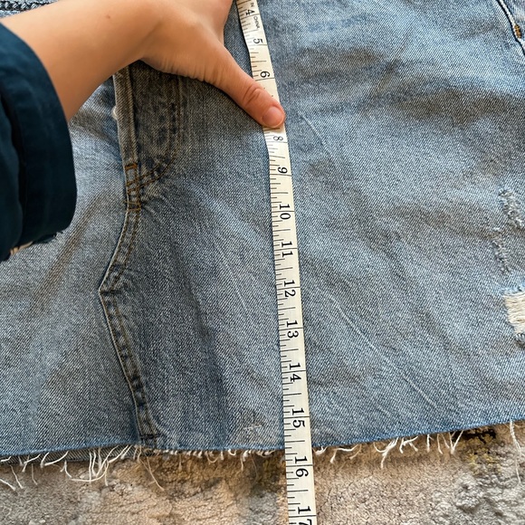 Zara Crossed Fly Mini Skirt - Picture 8 of 8